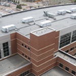 Commercial building roof.